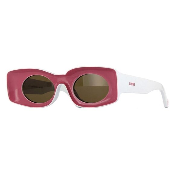 New LOEWE Paula's Ibiza Pink Rectangle LW40033I 72E Sunglasses Women - Picture 1 of 4